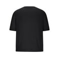 thumbnail image 4 of USNSM Men's Summer Solid Color Knit Short Sleeve Quick Dry Lightweight Breathable Comfortable Casual Crew Neck Pullovers Black XXXL, 4 of 5