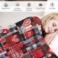 thumbnail image 3 of Nawypu  Valentines Day Throw Blanket Gifts for Her Women Girlfriend Wife Buffalo Plaid Gnome Love Valentine Heart Blanket, 3 of 6