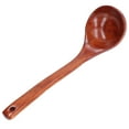 thumbnail image 3 of Ladle Spoon, Wooden Soup Spoon One Piece Design Soup Ladle With Long Handle High Heat  Kitchen  For Home Dining Room Kitchen, 3 of 8