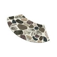 thumbnail image 4 of Abbracc Bathroom Rug Bath Mat Fan Shaped Foot Rug Soft Absorbent Shower Rug Bath Rug Stones, 4 of 9