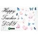 thumbnail image 1 of Calcomanías de pared de PVC DIY con mariposas de colores innovadoras para decorar la pared., 1 of 14
