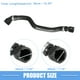 thumbnail image 4 of Manguera de refrigerante del radiador Unique Bargains No.17127596841 para BMW 320i Base 2.0L L4 - Gas 2013-2016 Color negro de goma, 4 of 6