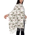 thumbnail image 4 of Fotbe Flowe Rooster Print Womens Fall Winter Scarf Tassel Soft Warm Blanket Scarves Womens Shawl Wraps, 4 of 8