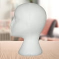 thumbnail image 5 of Mannequin Head Non-slip Abstract Foam Manikin Head Model Wig Hair Glasses Display Stand for Indoor Lanzxjv, 5 of 8