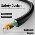thumbnail image 3 of Cable de extensión Vockjour de 3 patas, 3 m, impermeable, 16 AWG, 3 of 7