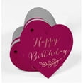 thumbnail image 3 of Inkdotpot 100 Pack Real Rose Gold Foil Paper Tag Happy Birthday Favor Hang Tag, 3 of 6