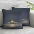 thumbnail image 3 of BCIIG Street Light Graphic Decorative Cushion Throw Pillow Cover for Home Couch Living Room Bed Sofa 1PC 12x12in, 3 of 5