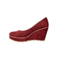 thumbnail image 3 of ZAPATILLAS TACONES CUÑA PLATAFORMA VESTIR LEON MUJER DAMA ROJO GAMUZA 8807 Leon 8807, 3 of 3