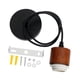 thumbnail image 4 of Lámpara colgante de madera con cable E27, estilo rústico, industrial, retro, resistente. Color nogal blanco, 4 of 9