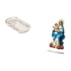 thumbnail image 5 of Elegante bandeja acrílica para alimentos y tocador con un diseño único de adorno de mesa para guardar el desayuno y decorar el hogar en vacaciones., 5 of 8
