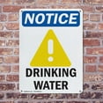 thumbnail image 4 of (2 Pack) Drinking Water OSHA Notice Sign 18 Inch X 24 Inch Indoor / Outdoor Rust-Free Aluminum Metal Signs for Workplace, Workshop, and Construction Site, Made in the USA, 4 of 8