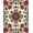 Orange, Pattern 2, variant on ODIKA 4'x6' Machine Washable Non-Slip Area Rug, Autumn Providence Medallion Botanical Decorative High Traffic Rug, Beige, 511916