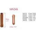RIVERWELD TIG ALUMINA UGUTO CAPPE CERAMICA 13N08#4 D6.5 X 30mm Fit Pta SR DB WP 9 20 25 Accessori tort