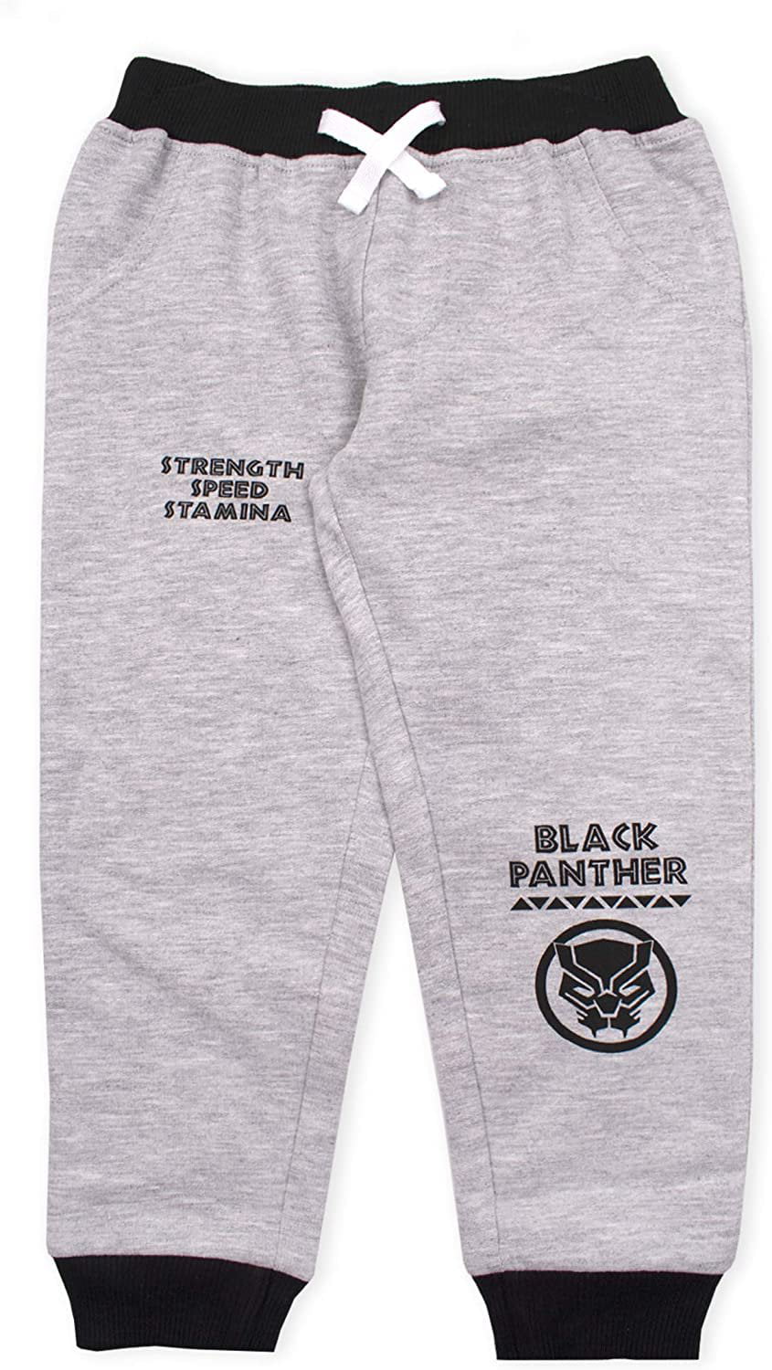 Marvel Clothes 2-Pack Black Panther or Spiderman Boys Joggers Pants 