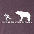 thumbnail image 5 of Wild Bobby Ancient Personal Trainers Funny Bear Chase Men Premium Tri Blend Tee, 5 of 5