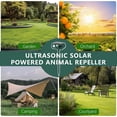 thumbnail image 7 of 2Pack 2026 Ultrasonic Repellent Outdoor Deer Repellent Devices Solar Repeller Motion Activated Deterrent to Scare Cat Squirrel Rabbit Raccoon Skunk with LED Flash Lights for Yard Lawn, 7 of 7