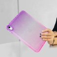 thumbnail image 5 of Dteck iPad 10.2 Case with Pencil Holder, Gradient Glitter for iPad 9th/8th/7th Generation Case 10.2 Inch Slim Lightweight TPU Shockproof Protective Cover for 10.2" iPad 2021/2020/2019,Purple Red, 5 of 8