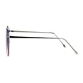 thumbnail image 3 of Womens Oceanic Gradient Octagon Retro Hippie Butterfly Sunglasses Silver Purple Pink, 3 of 4