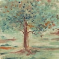 thumbnail image 2 of Haynes, Smith 12x12 Gold Ornate Wood Framed with Double Matting Museum Art Print Titled - Vibrant Tree 1, 2 of 4