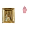 thumbnail image 1 of Marco De Fotos De Resina, Soporte Para Tarjetas, Póster, Marco De Fotos Con Frente De Vidrio Y Tarro De Jengibre De Cerámica, Tarro Decorativo De Porcelana, Tapa De Jarrón, Adorno De Arreglo, 1 of 8