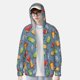 thumbnail image 2 of Balery Fruit Ice Cream Sudadera ligera de manga larga con capucha y protección solar UPF 50+ para hombre y mujer, ideal para pesca y running-Medium, 2 of 5