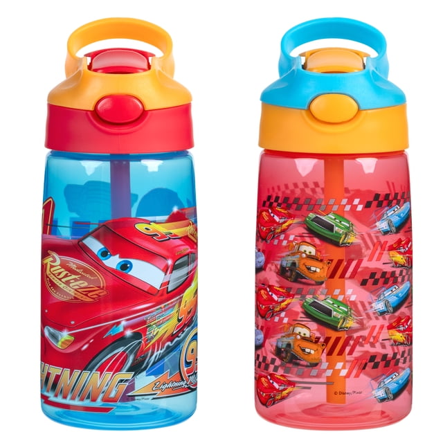 Magma Life Botella Infantil Duo Splash, Termos con Capacidad de 450 ml (15oz) con Popote y Tapa Antiderrame, Termo Escolar para Niños, Libre de BPA, Apta para Lavavajillas, Ligera y Resistente