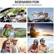 thumbnail image 5 of Y2k Rimless Women's and Men's Glasses with Enveloping Futuristic Oval Lenses Solid Color Sunglasses Pink/Gray, 5 of 5