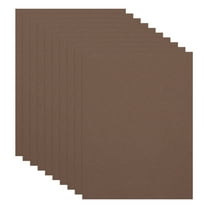 Uxcell 10Pcs Brown EVA Foam Sheets, 15.7 x 11.8 Inches 1mm Thick Foam Sheets for Crafts