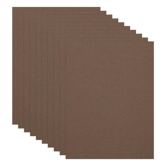 Uxcell 10Pcs Brown EVA Foam Sheets, 15.7 x 11.8 Inches 1mm Thick Foam Sheets for Crafts