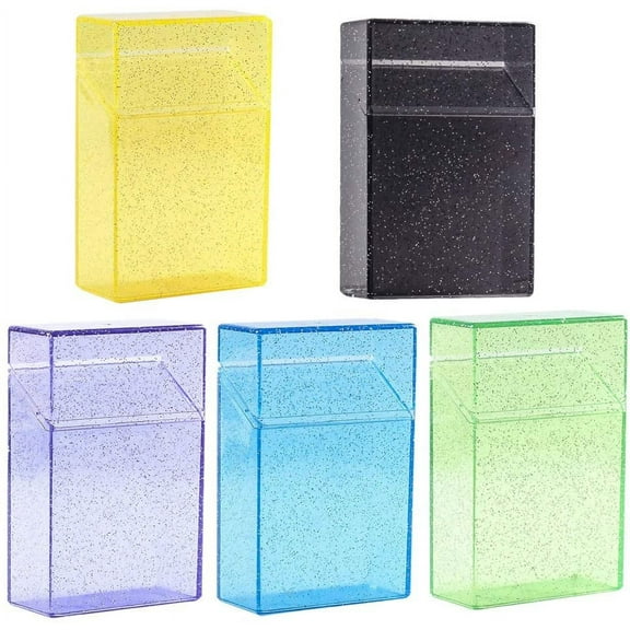 SPRING PARK Cigarette Case Portable Thin Cigar Boxes Pocket Carrying Sturdy Cigarettes Holder Storage Lightweight Exquisite Cigarette Container Accessories