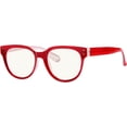 thumbnail image 1 of Eyekepper Blue Light Filter Progressive Readers Women - Oversize Multifocus Computer Glasses - Noline Trifocal Reading Glasses - Red +2.00, 1 of 6