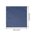 thumbnail image 3 of Conjuntos de corbatas para hombres INSPIRE CHIC, corbatas de lunares con pañuelo a juego para bodas y negocios, azul oscuro, 3 of 5