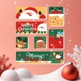 thumbnail image 4 of Puntoco 7 pegatinas magnéticas navideñas para refrigerador, suaves y magnéticas, para decoración navideña de Papá Noel, 4 of 7