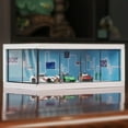 thumbnail image 4 of Scene Parking Lots Dioramas Storage Garage Box 1/64 Scale Diecast Model Car Scenarios Display Case with Led Light, 4 of 9