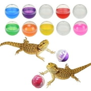 Vehomy Lizard Bearded Dragon Feeding Toys Ball Reptile Food Toys Ball Lizard Interactive Toys for Bearded Dragon, Lizard, Gecko and Small Animals