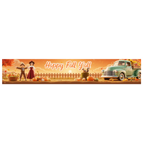Decorative Design Fall Banner Seasonal Decoration Happy Fall Y'all for Autumn Celebration Indoor Decoration Outdoor Decoration