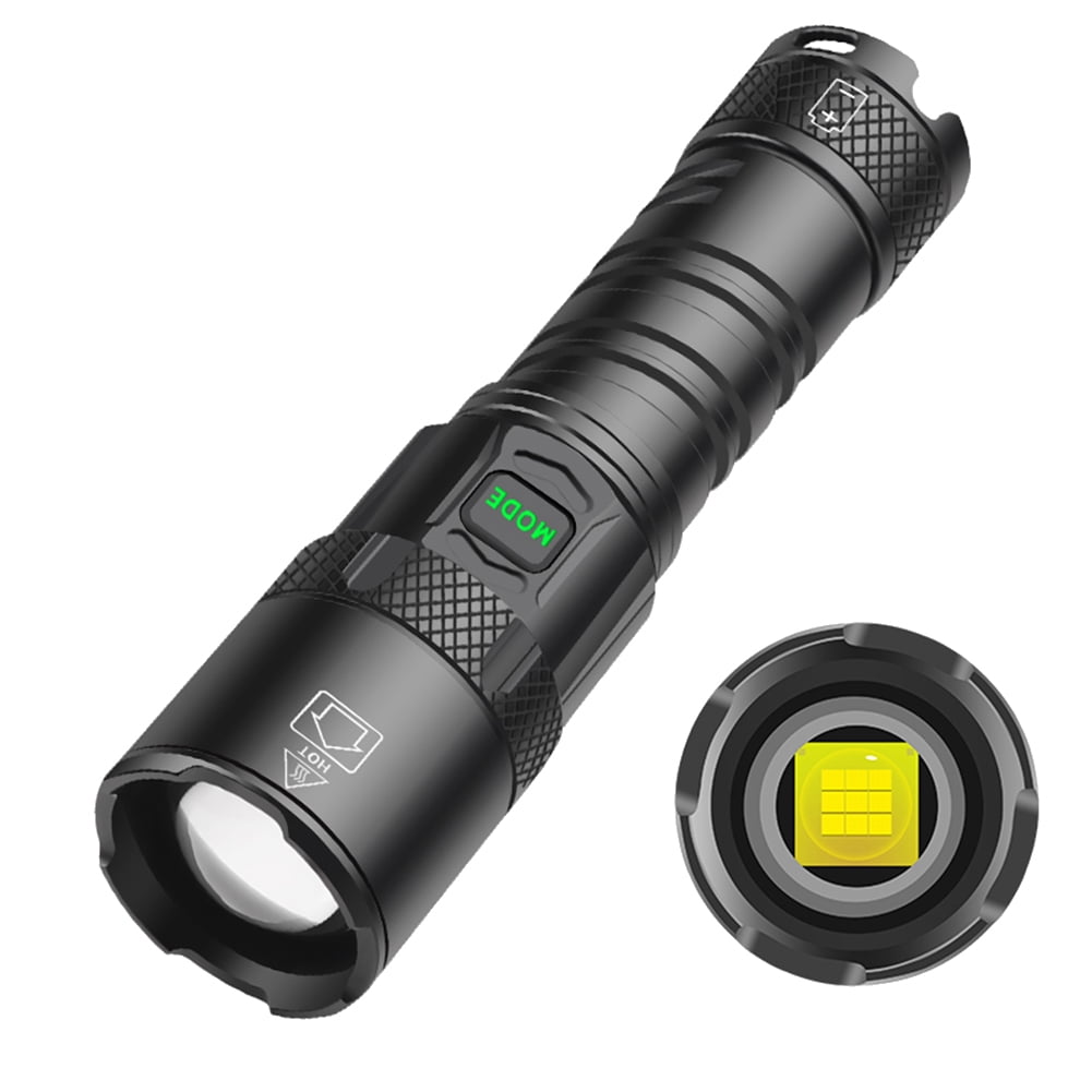 Most Powerful Flashlight Rechargeable Telescopic Zoom Input and Output ...