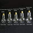 1Pc 200to500ml Creative Clear Artificial Fake Light Bulb Shaped Bottle