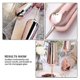 thumbnail image 3 of 2 pcs Glass Wine Glass Champagne Glass Standing Cup Drinking Glass Household Glass for Party Home, 3 of 5