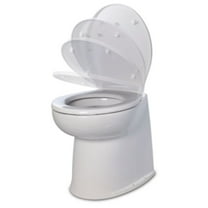 Jabsco 17" Deluxe Flush Fresh Water Electric Toilet w/Soft Close... [58040-3012]