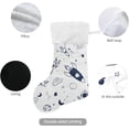 thumbnail image 3 of Coolnut 17.7 Inch Christmas Stockings, 2 PCS Space Pattern Presonalized Large Stocking Sock for Family Holiday Xmas Party Decorations, 3 of 7