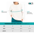 thumbnail image 3 of Kadi Women's Oversized Crew Neck Sweatshirt, Pink Nude, Small, 3 of 6