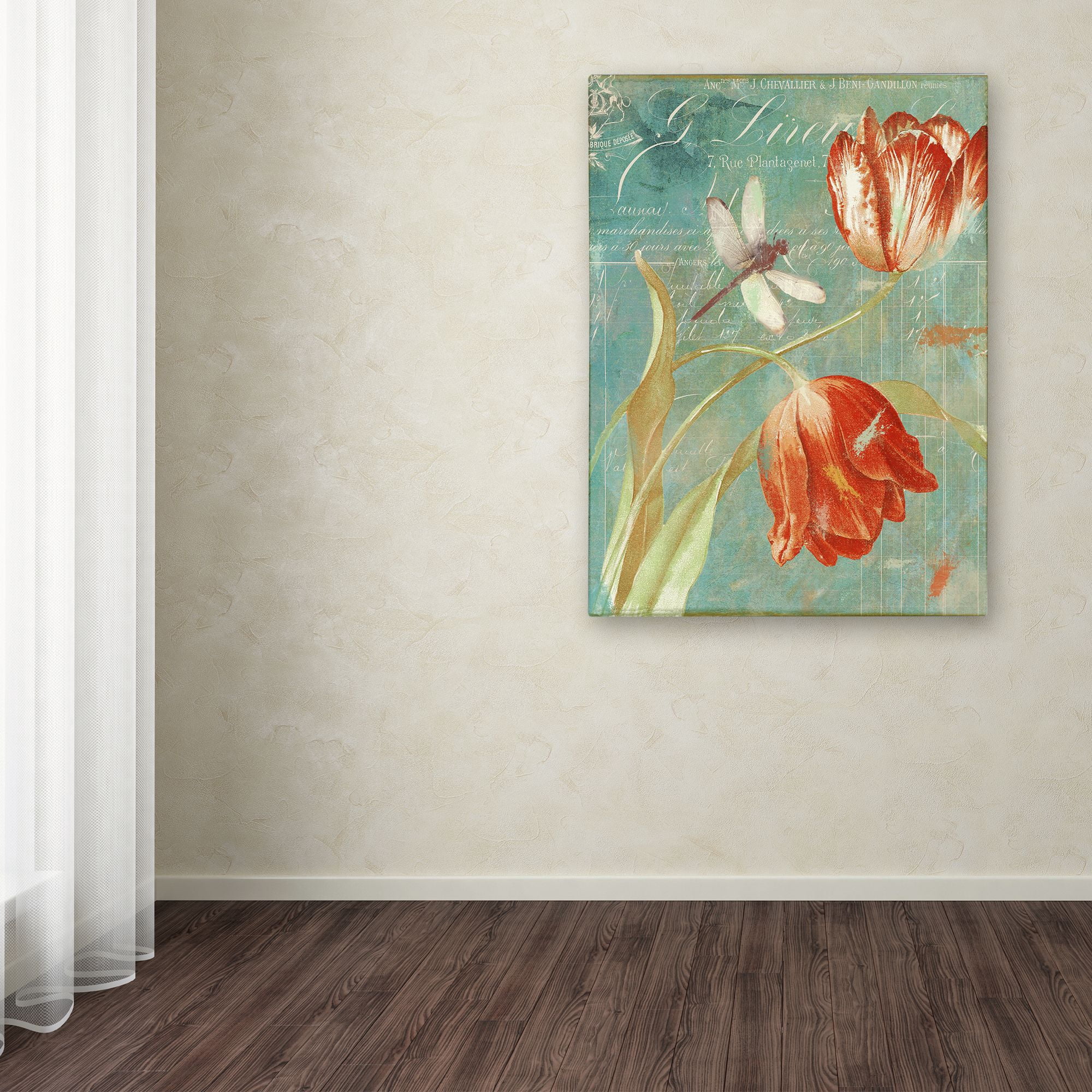 Trademark Fine Art "Mandarin Tulips" Canvas Art by Color Bakery