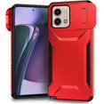 thumbnail image 1 of Rugged Case for Motorola Moto G Stylus 5G 2023 with Slide Camera Cover & Drop Protection Red, 1 of 6