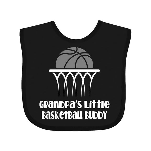 Inktastic Grandpas Little Basketball Buddy Boys Boys Baby Bib
