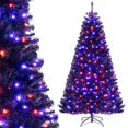 thumbnail image 2 of Costway Árbol de Halloween de 210 cm Árbol de decoración artificial con 1040 puntas de ramas 6 modos de iluminación, 2 of 5