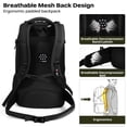 thumbnail image 4 of 50L Hiking Backpack for Men Women, Outdoor Camping Backpacking Backpack, Lightweight Travel Bag, Black - 8013, 4 of 8