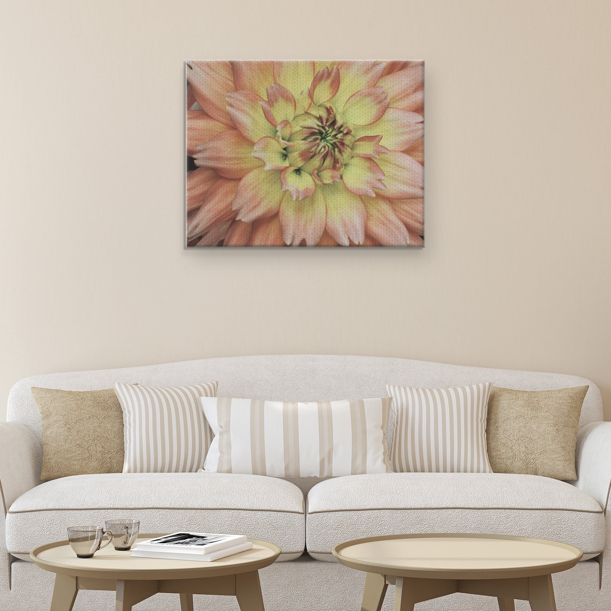 Masterpiece Art Gallery Pink Passion Soft Horizontal Flower By Robin Constable Hanson Canvas Art Print 22" x 28"