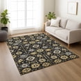 thumbnail image 6 of Addison Rugs Chantille Indoor/Outdoor Traditional Black Machine Washable Rectangle Rug, 10' x 14', 6 of 8