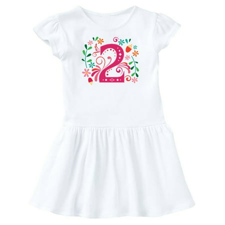 2nd Birthday 2 Year Old Girls Outfit Toddler Dress